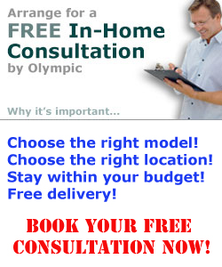Free in-home hot tub consultation by Olympic Hot Tub