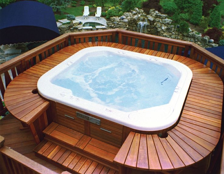 build a hot tub into your deck