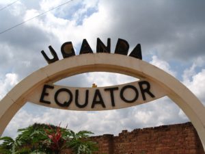 rubber ducky at Equator in Uganda
