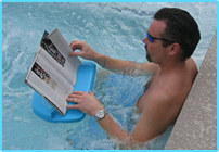 Like To Read In The Hot Tub? The AquaReader Is For You!