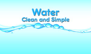 water clean and simple banner