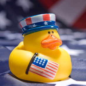 Patriot Duck makes a great party favor for your Memorial Day Party.