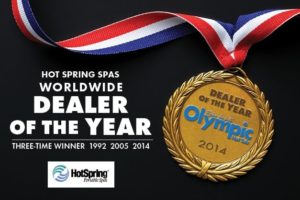 Olympic Hot Tub Dealer Of The Year Badge