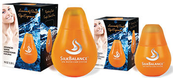 Large and small bottles of SilkBalance