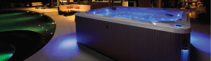 illuminated hot tub