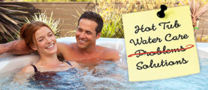 couple in hot tub with to-do list overlaid