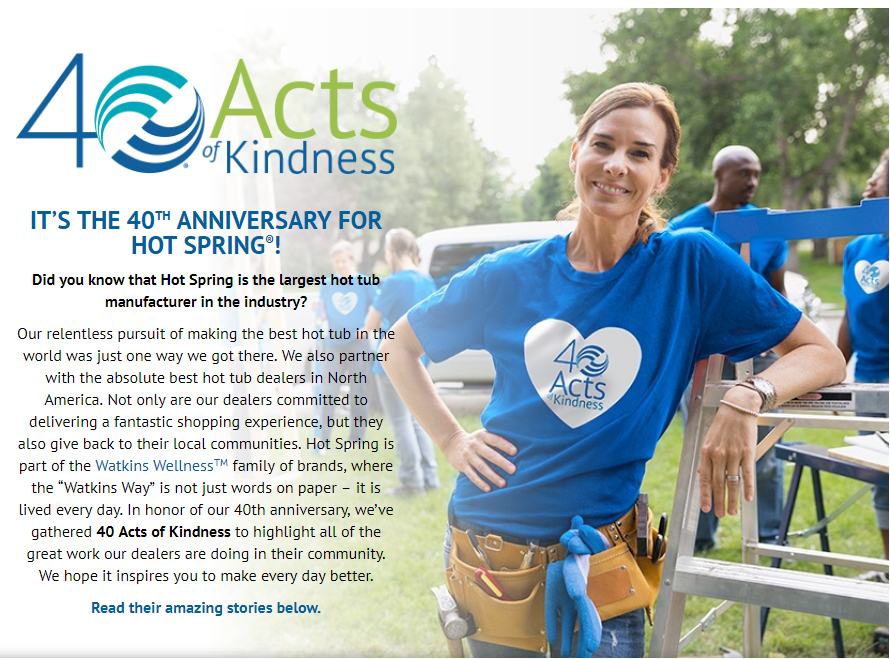 40 Acts Of Kindness