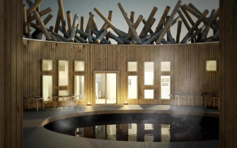 If you can stand the heat (and the cold), you might want to plan a trip to Sweden in late 2018 to visit the Arctic Bath Hotel