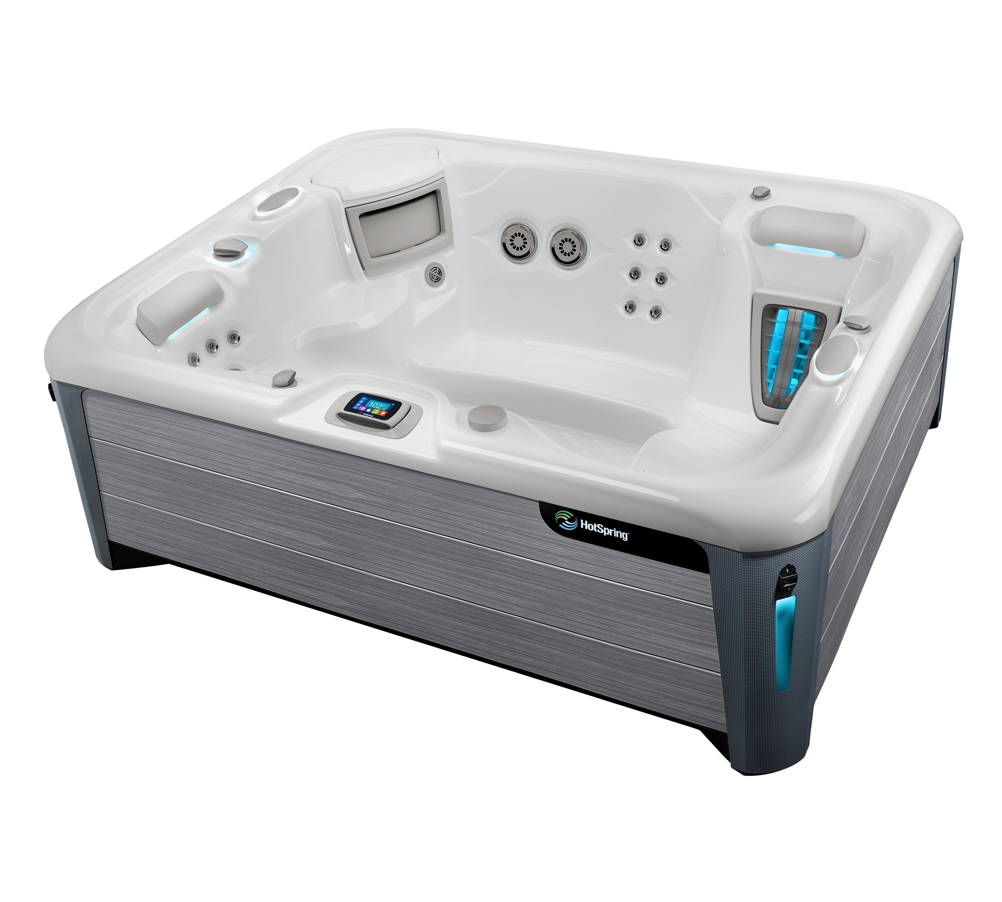 To lounge or not to lounge? That is often the burning hot tub buying question